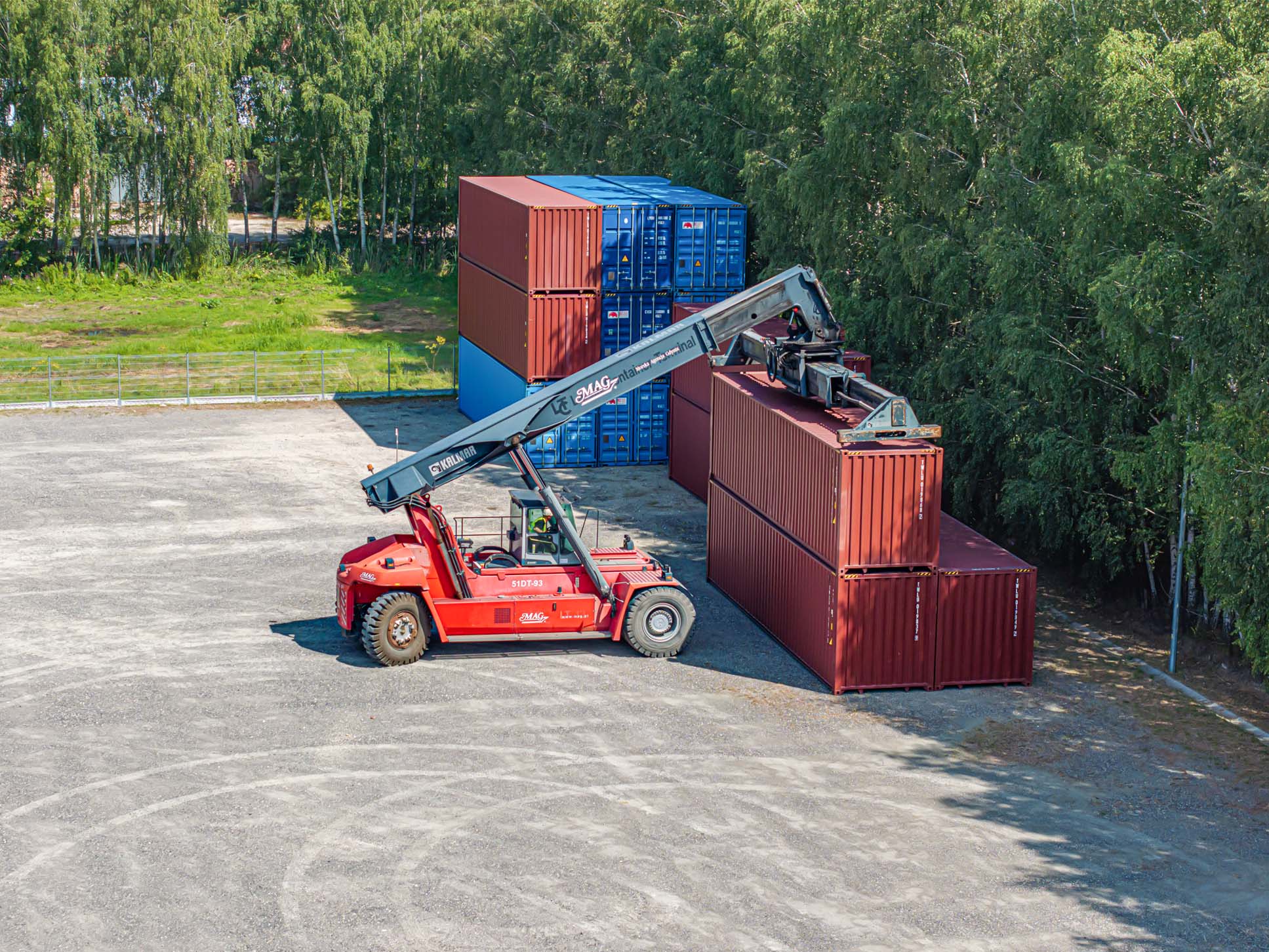 <span>Container</span> storage in Terespol